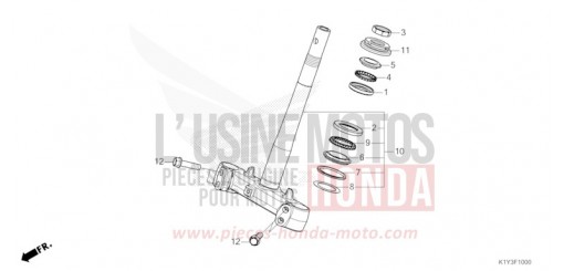 TIGE DE DIRECTION WW125AP de 2023